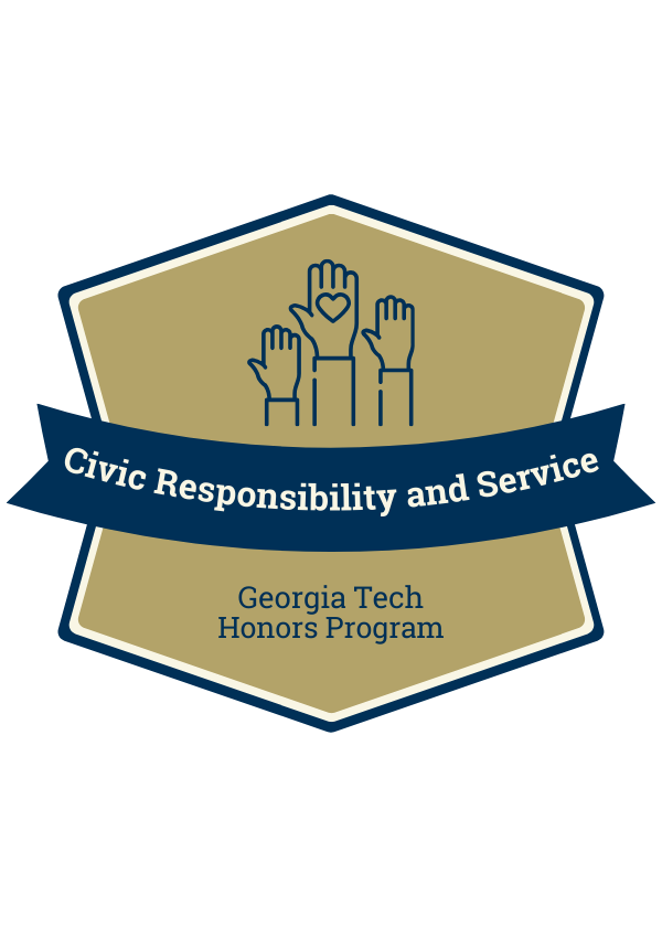 Civic Responsibility and Service badge